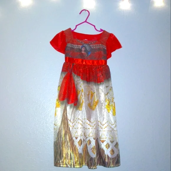 Disney | Dresses | Disney Moana Dress Gown | Poshmark